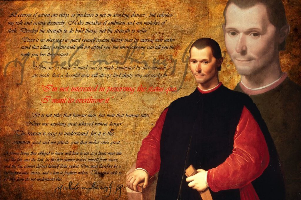 Gli Aforismi Di Niccolo Machiavelli Venividivici